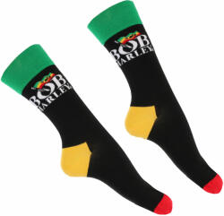 ROCK OFF Șosete Bob Marley - Logo - Negru - ROCK OFF - BMASCK01MB