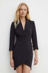 Elisabetta Franchi ruha fekete, mini, testhezálló, AB63146E2 - fekete 34