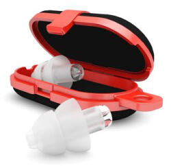 REER Dopuri de urechi antifonice pentru adulti cu filtru special pentru muzica, reutilizabile, transparente, protectie zgomote SNR 19dB, ALPINE PartyPlug