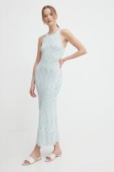 Pepe Jeans ruha GRIZEL DRESS maxi, testhezálló, PL953528 - kék M
