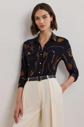 Ralph Lauren ing női, galléros, sötétkék, slim, 200957607 - sötétkék L