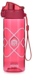 KARTON P+P Sticlă de apă OXY CLICK PINK pentru fete, 600 ml, roz