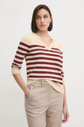 Tommy Hilfiger pulóver könnyű, női, bézs, WW0WW40098 - bézs S