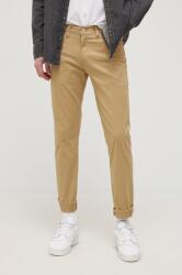 Levi's nadrág 511 férfi, bézs, testhezálló - bézs 31/34