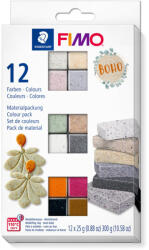 FIMO Effect süthető gyurma készlet - 12 x 25 g, Boho