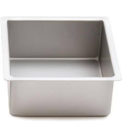 Decora Tava Patrata Margini Drepte, 40x40xH7.5 cm, Aluminiu Anodizat (62643)