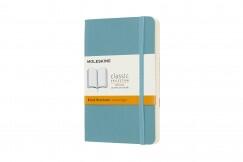 Moleskine notesz - QP611B35 puha hamu kék "P" - vonalas
