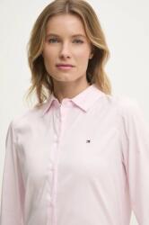 Tommy Hilfiger ing női, galléros, rózsaszín, regular, WW0WW44084 - rózsaszín 42
