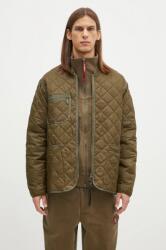 Barbour rövid kabát Liddesdale Liner Quilted Jacket férfi, zöld, átmeneti, oversize, MQU1788 - zöld L