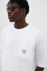 Levi's pamut póló fehér, sima - fehér S