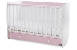 Lorelli Pat balansoar, dream, 60x120 cm, transformabil, white orchid pink