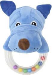 Lorelli Toys Jucarie de plus, cu inel, 11 cm, zornaitoare, 0 luni+, catelus (10191360004)
