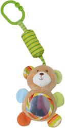 Lorelli Toys Jucarie de plus, 13 cm, clopotel, cu oglinda, 0 luni+, ursulet (10191350001)