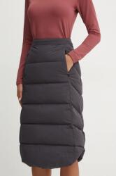 Jack Wolfskin sportos szoknya pehelyből Morgentau fekete, midi, egyenes, A60087 - fekete M