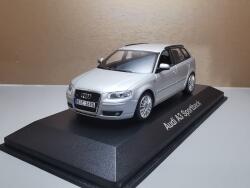 MINICHAMPS Audi A3 Sportback facelift 2008 Silver1/43 (9204)