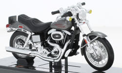 Maisto Harley Davidson FXS Low Rider, metallic-grey, 1977 scala 1/181/43 (26553)