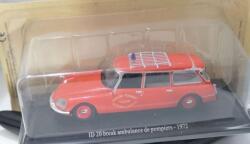 Altaya Citroen Id 20 Break Ambulance De Pompiers 19721/43 (10874)
