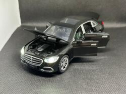 HONGW Macheta auto Mercedes Benz S-Class (W223) Black 2022 (Replica) cu led-uri si sunete1/43 (29414)