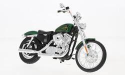 Maisto Harley Davidson XL 1200V Seventy-Two, metallic-grün, 2013 scala 1/121/43 (26639)