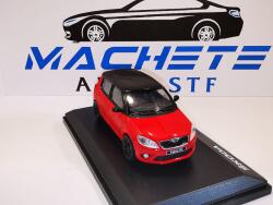 ABREX Skoda Fabia 2 RS 2010 Rosu cu plafon negru1/43 (2528)