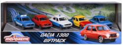 Majorette Set 5 masinute metalice Majorette Dacia 1300 cu suspensii si parti mobile1/43 (32586)