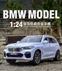HONGW Bmw X5 (G05) 2018 White (replica) cu led-uri si sunete scala 1/241/43 (27532)
