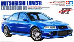 TAMIYA Model Kit Mitsubishi Lancer Evo VI 2000 scala 1/24 Tamiya1/43 (27591)