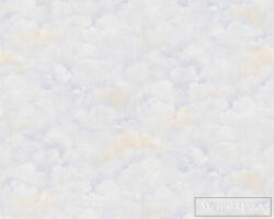 AS Creation Luxury Damask 38895-3 fehér felhő mintás egyszínű XXL tapéta (38895-3)