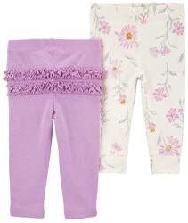  CARTER'S Pantaloni de trening/jabiere Mov Floral fata 2buc 18m/marime. 86 (1R037510_18M)