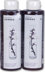 KORRES Almond & Linseed Sampon de par Pentru Hidratăre Păr Uscat 2x250ml