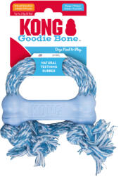 KONG KONG Puppy Goodie Bone kötéllel kutyáknak - XS méret: H 8, 3 x Sz 2, 8 x M 1, 8 cm