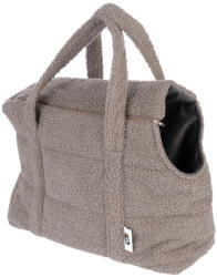 TIAKI TIAK Teddy hordtáska kutyáknak - Taupe: kb. H 40 x Sz 20 x M 30 cm