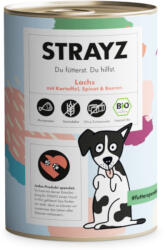 STRAYZ 6x400g STRAYZ BIO bio lazac & bio burgonya nedves kutyatáp