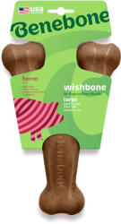 Benebone Benebone Wishbone Bacon rágójáték kutyáknak Large: kb. H 25 x Sz 14, 5 x M 5 cm