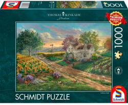 Schmidt Spiele Sunflower fields, Thomas Kinkade 1000 db-os (58779)