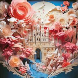 Heye Quadrat Puzzle - Paper-like White Castle 1000 db-os (30073)