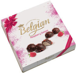 The Belgian Raspberry Delight málnás csokoládé praliné desszert - 200 g - koffeinzona