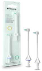 Panasonic WEW0984W303 Duza de inlocuire ortodontica pentru ingrijire 2 in 1 cu duza cu jet de apa si cap de perie, Duza pentru ultrasunete, Irigatoare orale AIR IN si de calatorie, Irigator oral pentru aparate 