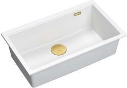 gránit mosogató Logan 110 White (53141)