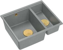 gránit mosogató Logan 150 Grey Metallic (53165)