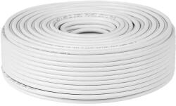 Cabletech KAB0008 Koax kábel SAT9590 7, 0mm, fehér, RÉZ (100m/tekercs) ár/m (KAB0008)