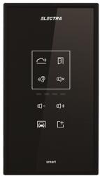 ELECTRA Interfon de interior audio Electra Smart ATM. 0S083. ELBTL, ecran sticla securizata, aparent, ABS. negru (ATM.0S083.ELBTL)