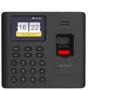 HIKVISION DS-K1A802AMF-B (ujjlenyomat/kártya/kód, LCD kiejlző, 10/100, hangszóró) Munkaidő nyilvántartó terminál (DS-K1A802AMF-B) - bestbyte