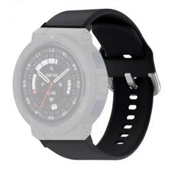 GIGAPACK GP-164597 Amazfit Active Edge fekete szilikon óraszíj (GP-164597)