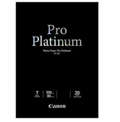 Canon PT-101 fotópapír PRO Platinum, PT-101, fotópapír, mikroporózus felület, fényes, 2768B067, fehér, A2, 16.54x23.39", 300 g