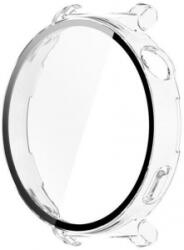 gigapack Huawei Watch GT 5 Pro 42mm műanyag átlátszó védőkeret és kijelzővédő üveg (GP-164057) (GP-164057)