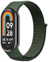GIGAPACK GP-146559 Xiaomi Band 8 sötétzöld nylon óraszíj (GP-146559)