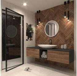 ELTAP Grace kerek tükör 60cm tükör, fehér - mindigbutor