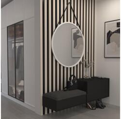 ELTAP Grace kerek tükör pánton 80cm tükör, fehér - mindigbutor