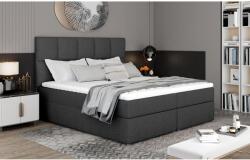 Eltap Fényes 165x210 boxspring ágy sötétszürke - mindigbutor - 329 700 Ft